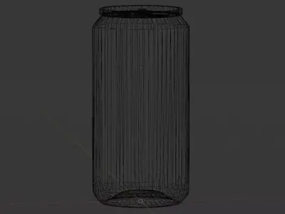 Crushed Soda Can - Urban Litter Prop -Unity Prefabs Included Low-poly 3D model