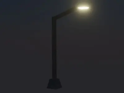 Street Light Free 3D model