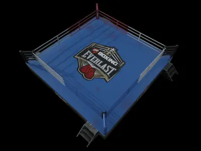 Boxing Ring Pack Low-poly 3D model