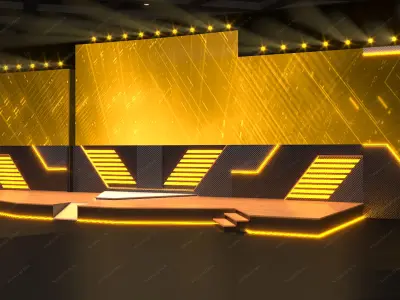 Virtual Stage 3D model