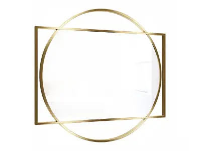 Mirror in a metal frame GZ-M1088 3D model
