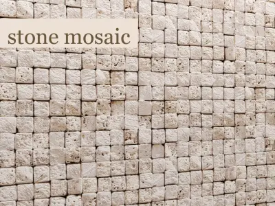 Stone mosaic marble  3D model
