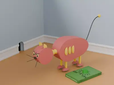 Tom and jerry Mechano 3D model