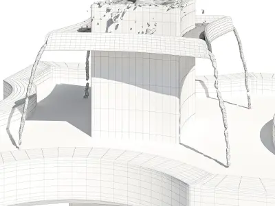 Resin Fountain 3D model