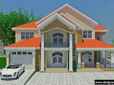 6 Bedroom Residential 3D model