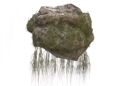 Realistic Giant Rock Ivy 3D  Low-poly 3D model
