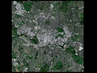 Leicester - England 3D model