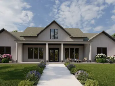 3D Exterior Scene 3D model design garden and landscape 3D 3D model 12