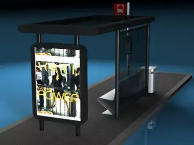 Bus stop2 3D model