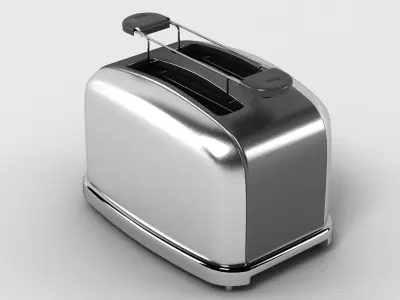 Generic Chrome Toaster 3D model