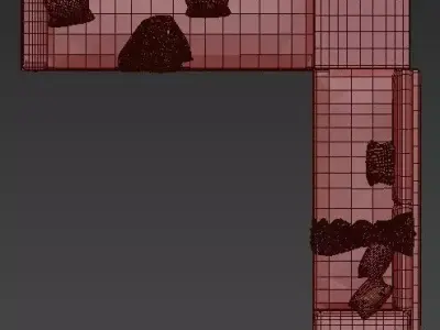 Mondrian Sofa 3D model