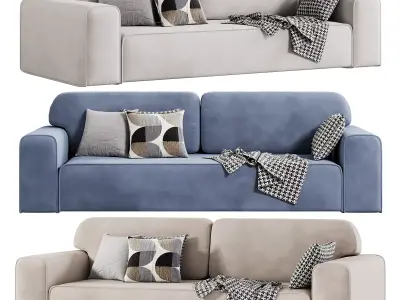 Divan VIENA dan Sofa Low-poly 3D model