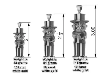 Mr Monopoly  3D print model