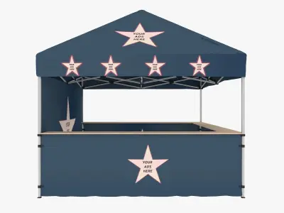 Event Tent 3 4x4 3D model