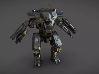 Mech 11 - Read Description Low-poly 3D model
