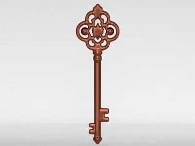 A key 3D print model