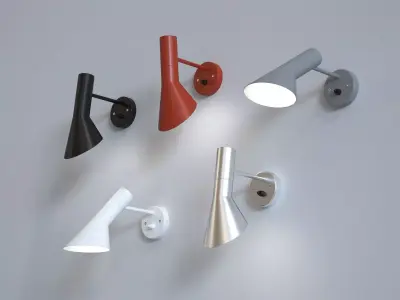 AJ Wall Lamp 3D model