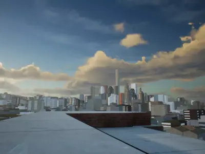 City Unreal Engine 3D model