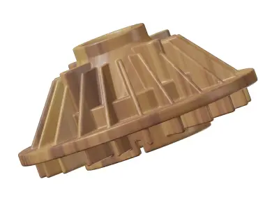 Wooden Engine Cooling Fan Clutch 3D model