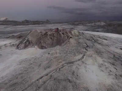 Fagradalsfjall Iceland Volcano Multipurpose Terrain Model 3D model