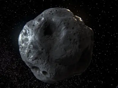 Detailed hight-poly asteroid 3D model