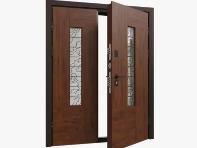 Entrance door King Size 3D model