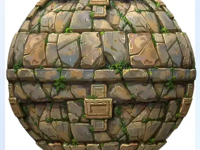 Stylized Wall Seamless Texture Texture 17