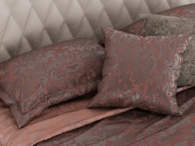 Modrest Denmark Modern Gray & Brown Oak Bed