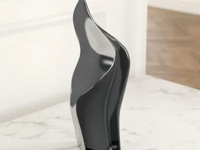 Cheshunt Curve Leaf Sculpture 3D model