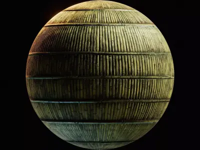 Bamboo wall material Texture