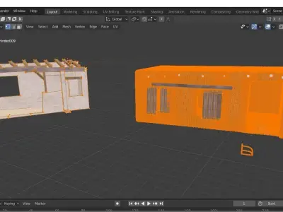 desert house 3D model