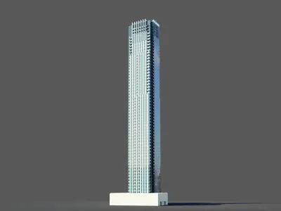 Vida residence Tower - Dubai 3D model