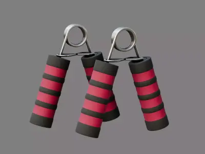 Hand Gripper Strengthener Low-poly 3D model