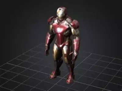 Iron Man Low-poly 3D model purchase
