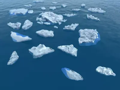 Fragment Ice 3D model