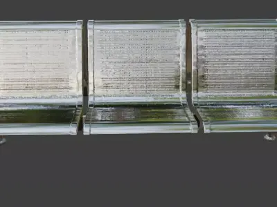 Waiting Bench 3D model