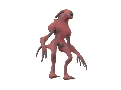 Aliens Monster v3 005 Low-poly 3D model