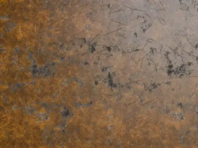 Rusted Metal Painted PBR Seamless Texture