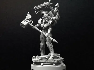 SILVERHAND QUEEN 3D print model