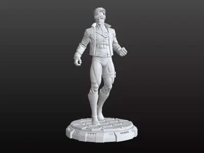 Laser Eyes Super Hero STL Futuristic Collector 3D print model