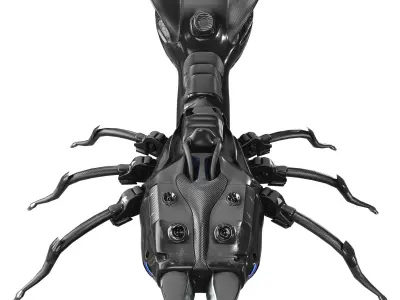  Ant  Robot  Sci-fi Low-poly 3D model