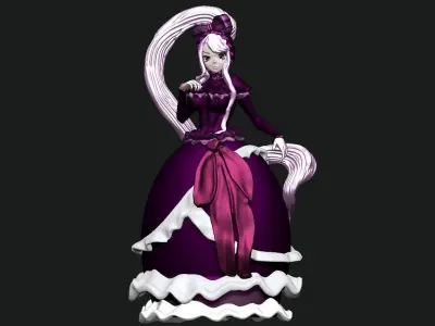 Shalltear Bloodfallen from Overlord anime 3D print model