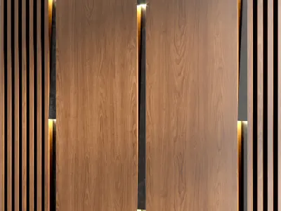 3d model of wall panel 0341-shpon 3D model