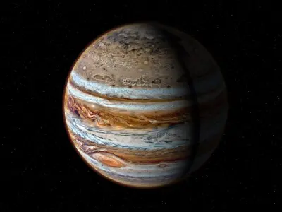 Jupiter 3d max corona rander model 3D model