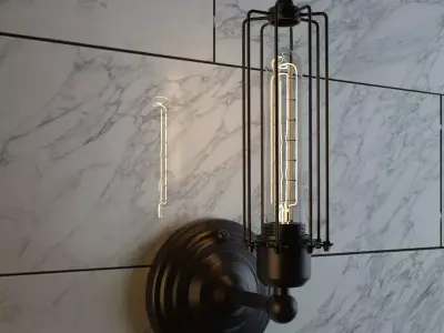 Sconce 8 Loft Design 3D model