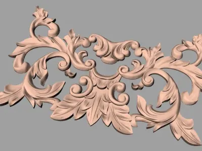 3D carved model furniture 3D design used for artcam aspire E782 3D model
