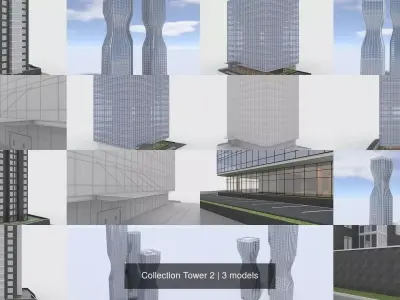 Collection Tower 2 3D Model Pack