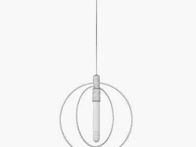 Hudson Valley 3050-AGB Masonville Light Pendant 3D model