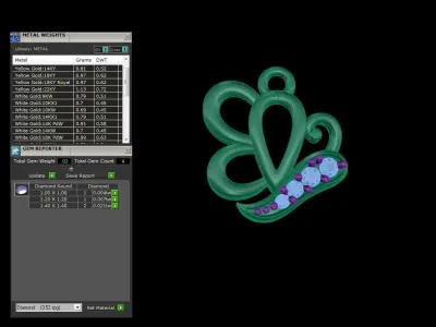 Kids Pendants 3dm STL OBJ FBX Renders Details 3D print model 5