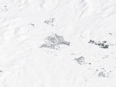 Ulsan South Korea City Landscape 3D Model 3D model